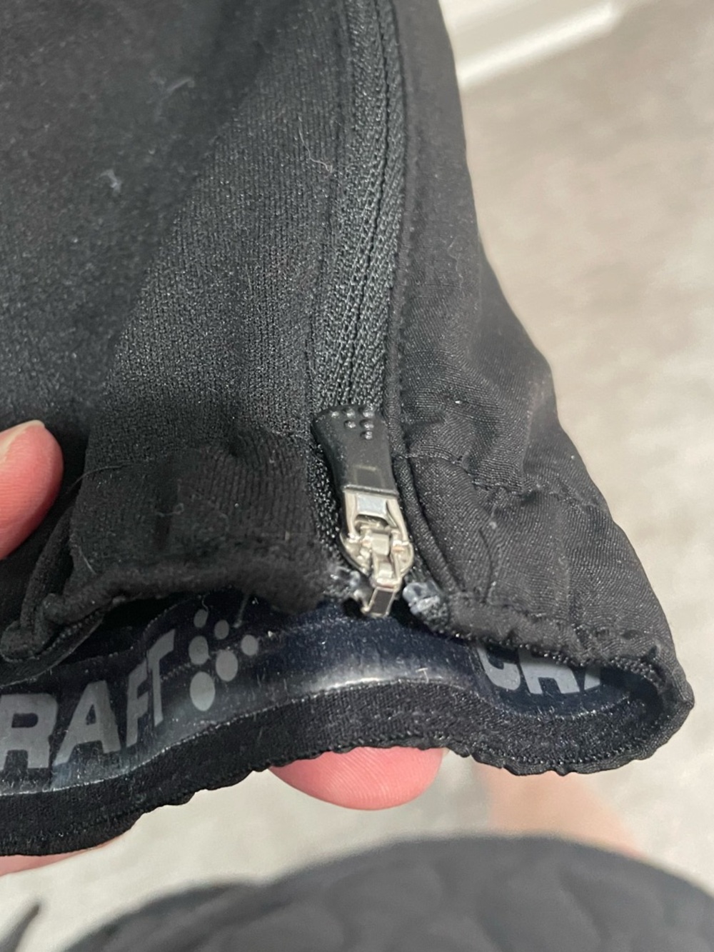 Craft Black Women’s Reflective Trim Track Pants - Picture 3 of 5